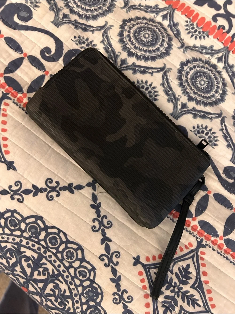 lululemon Black Camo Wristlet